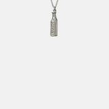 Alex Monroe Not To Be Taken Poison Bottle Necklace Silver.