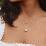 Teeny Tiny Bumblebee Necklace 18ct Solid Gold