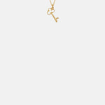Alex Monroe Teeny Tiny Garden Key Necklace 18ct Solid Gold.ee