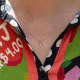 Teeny Tiny Swallow Necklace 18ct Solid Gold