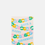 Alphabet Studios Birthday Paper Chain Card.
