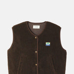 American Vintage Hoktown Vest Marronnier Chine.