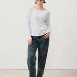 Sonoma Boat Neck Tee Arctique Chine