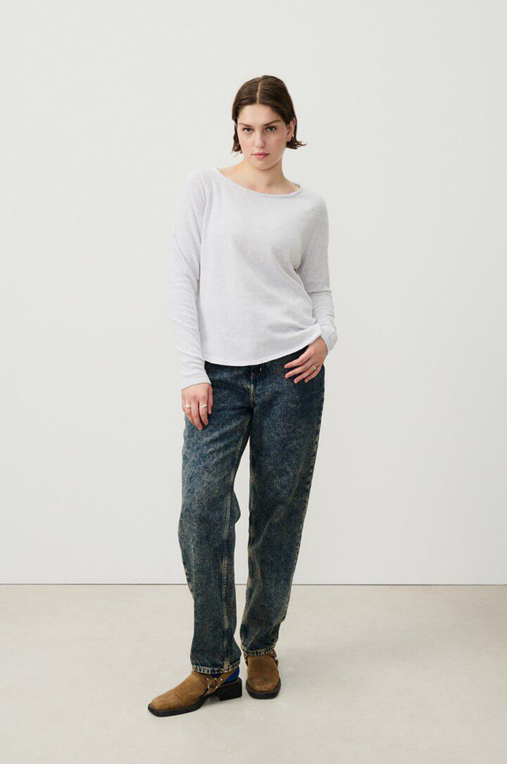 Sonoma Boat Neck Tee Arctique Chine