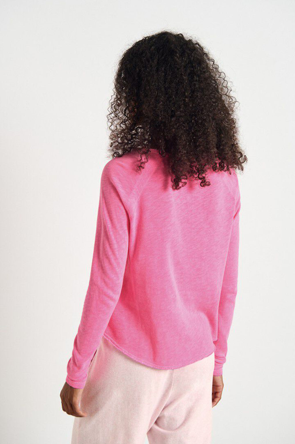 Sonoma Boat Neck Tee Pink Acid Fluo