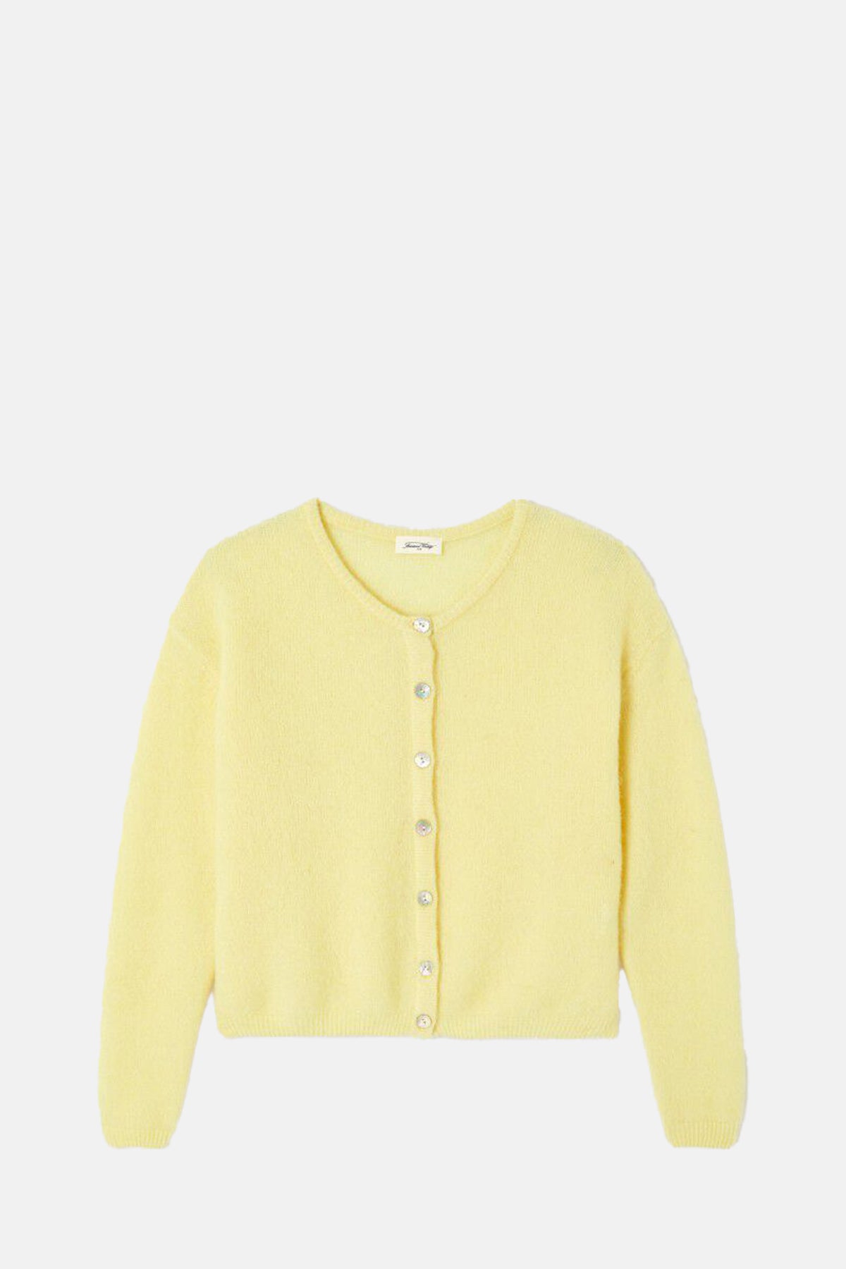 American Vintage Vitow Cardigan Citronnier Chine.
