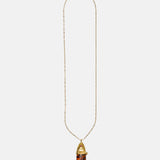 Anni Lu Big Catch Gold Necklace.