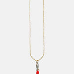 Anni Lu Dalmation Tassel Fishy Necklace.