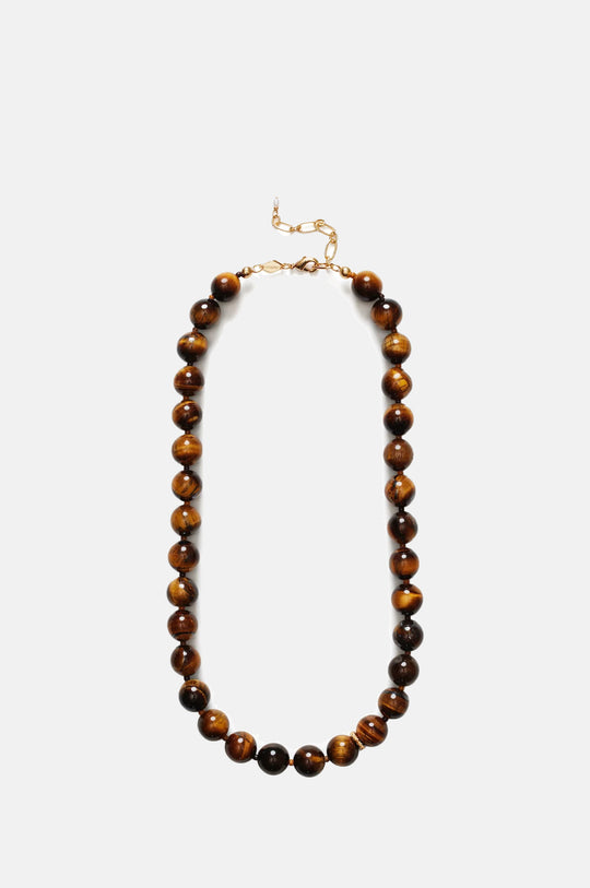 Eye of the Tiger Ball Necklace