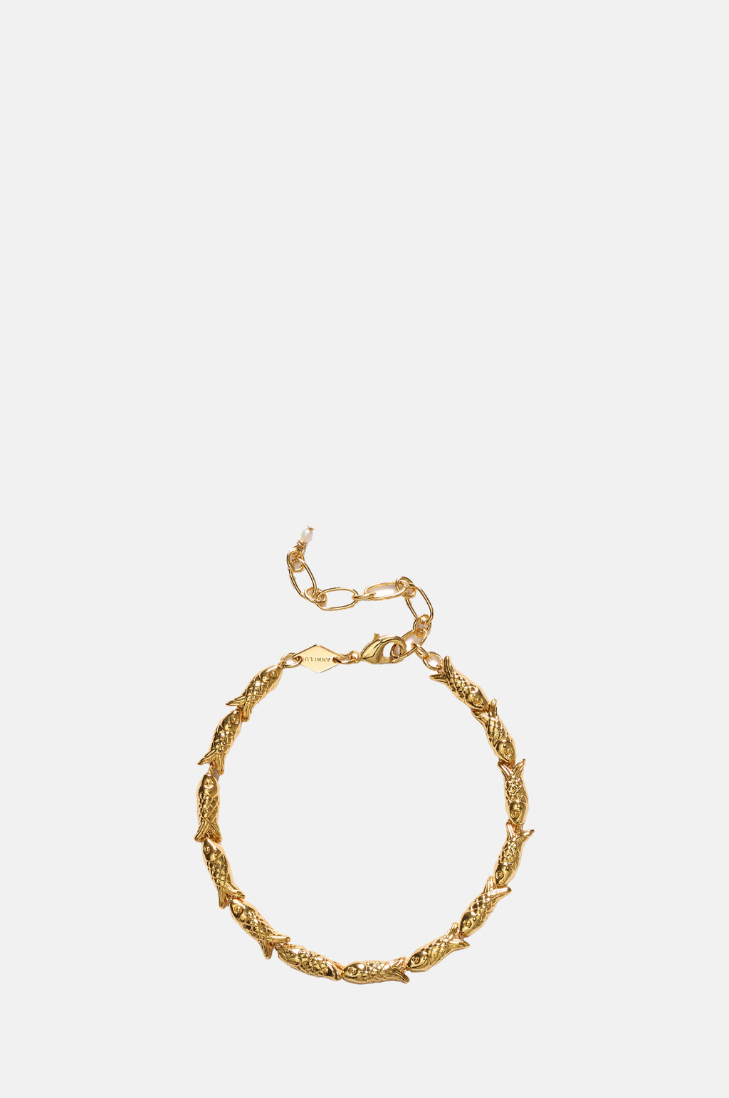 Anni LU Gold Fishy Bracelet.