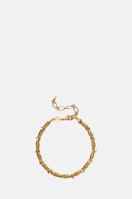 Gold Fishy Bracelet