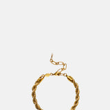 Anni Lu Golden Rope Bracelet.