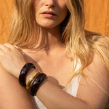 Golden Tortoise Bold Beautiful Bangle