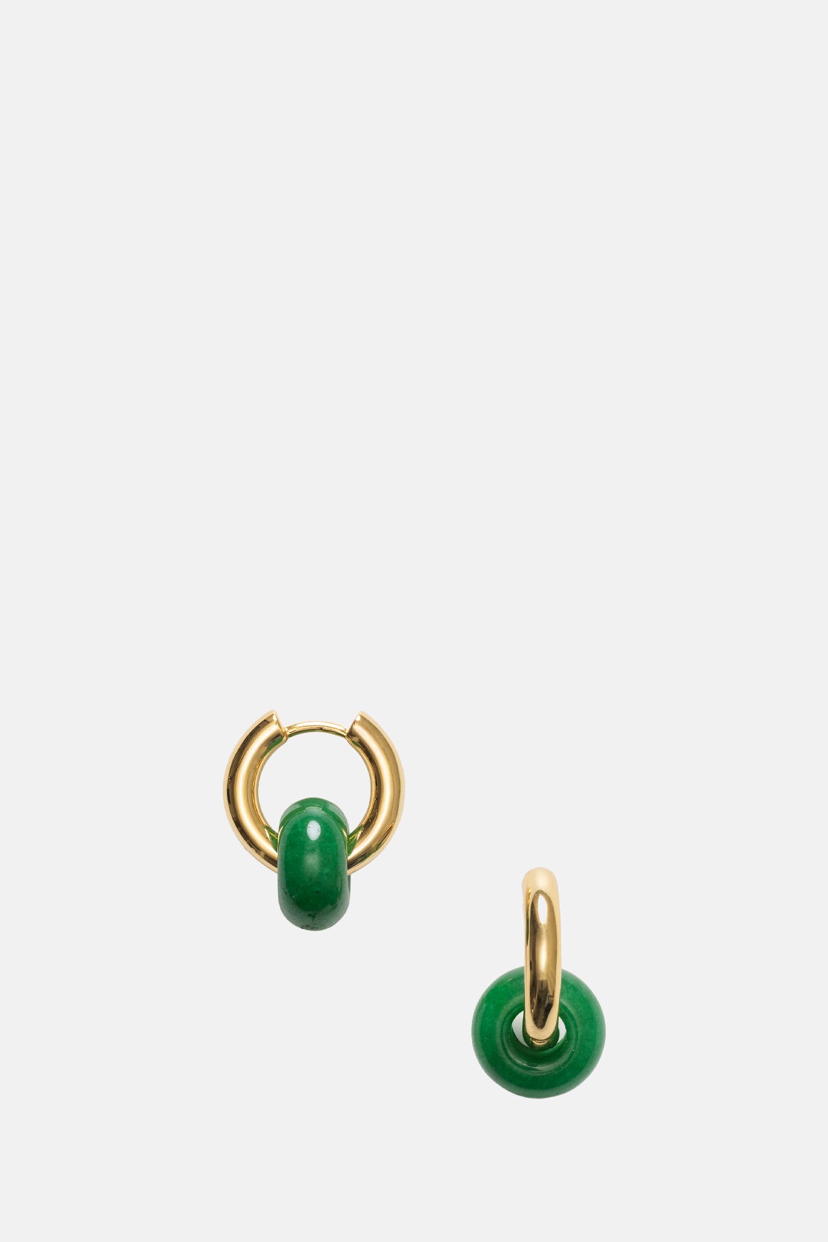Anni Lu Jungle Fever Glazed Donut Hoop Earrings.
