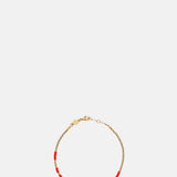Anni Lu Red Asymmetric Bracelet.