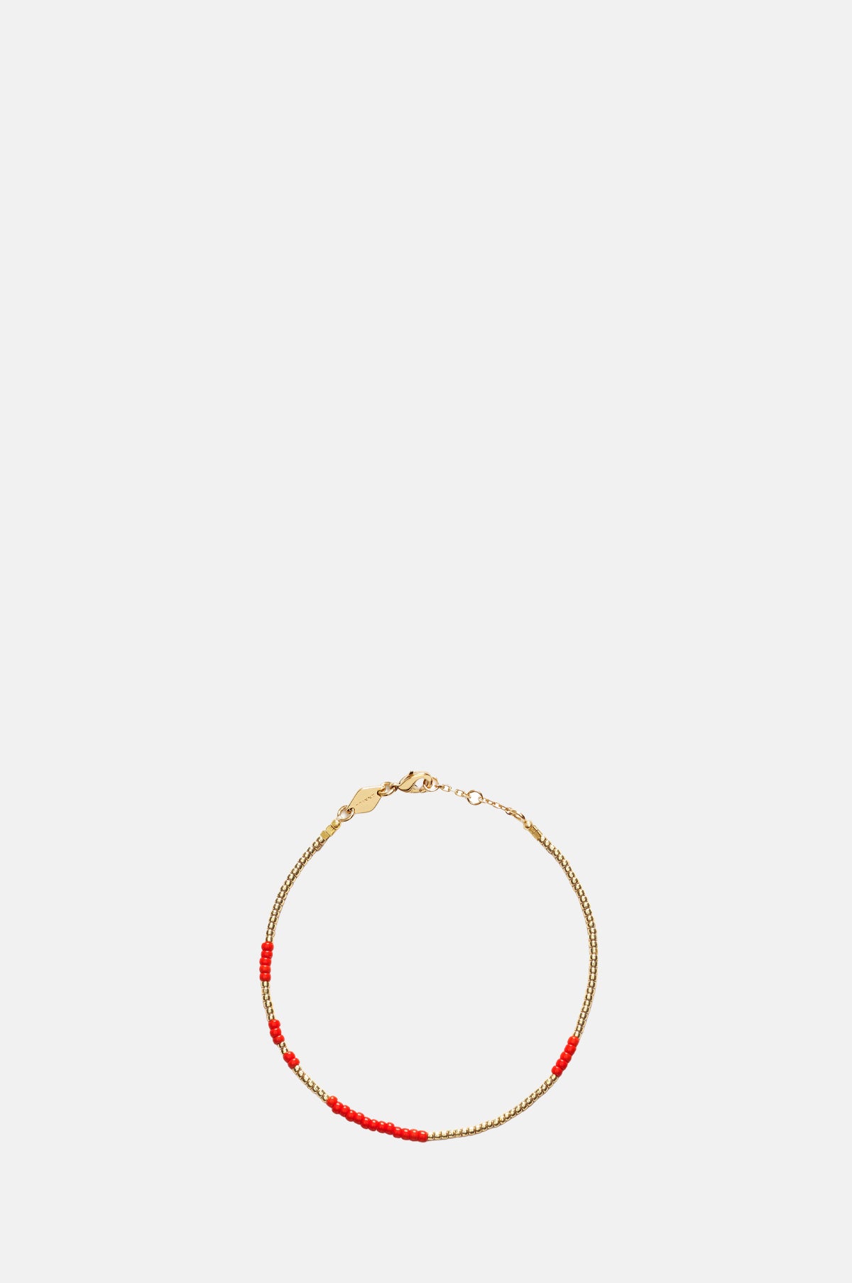 Anni Lu Red Asymmetric Bracelet.