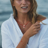 Red Asymmetric Bracelet