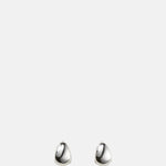 Annika Inez Gentle Slope Hoops Silver.