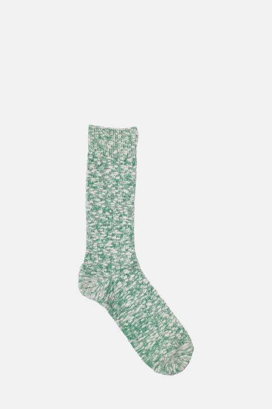 Light Slub Crew Green