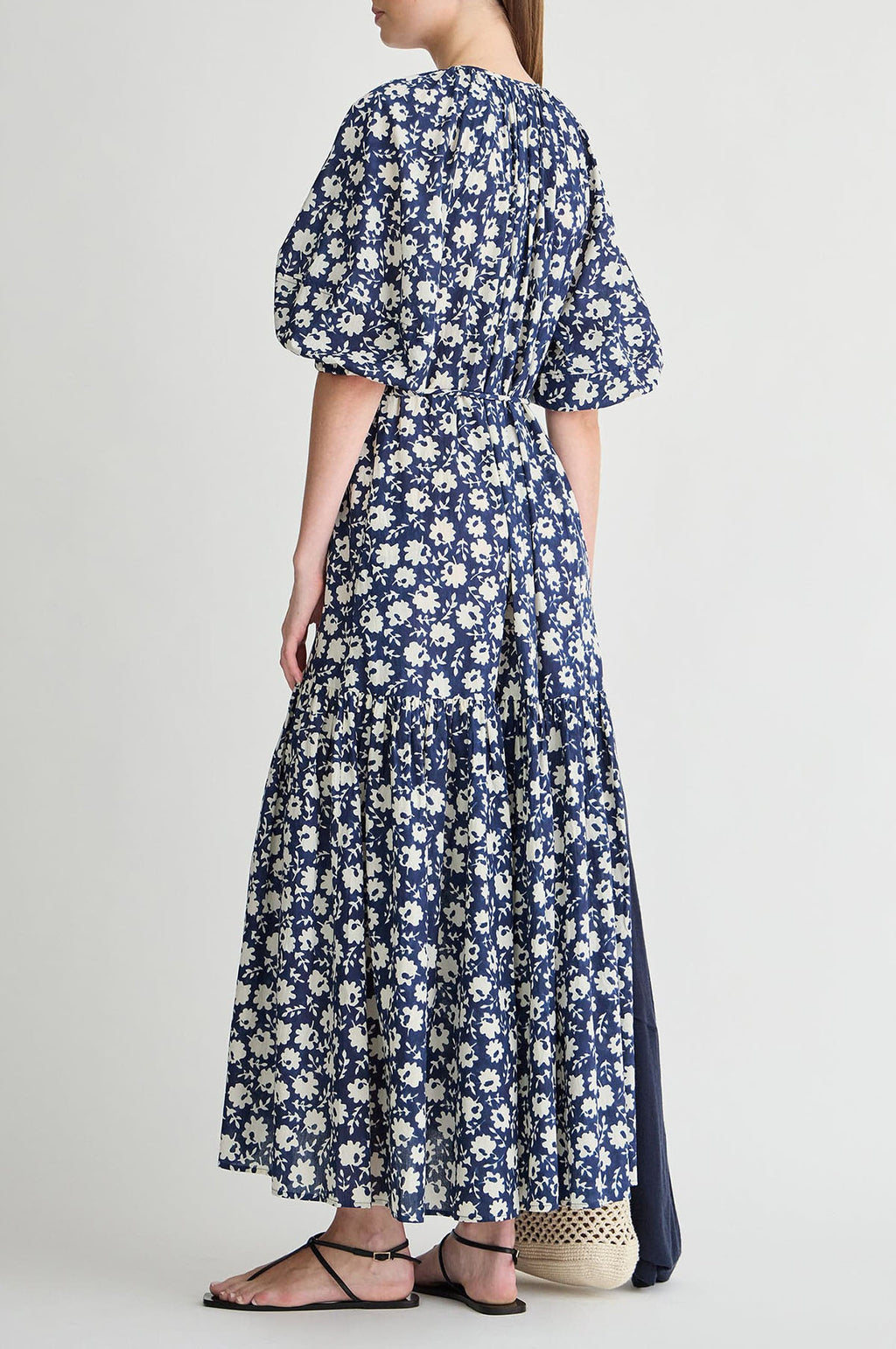 Otillie Maxi Navy Floral Stamp