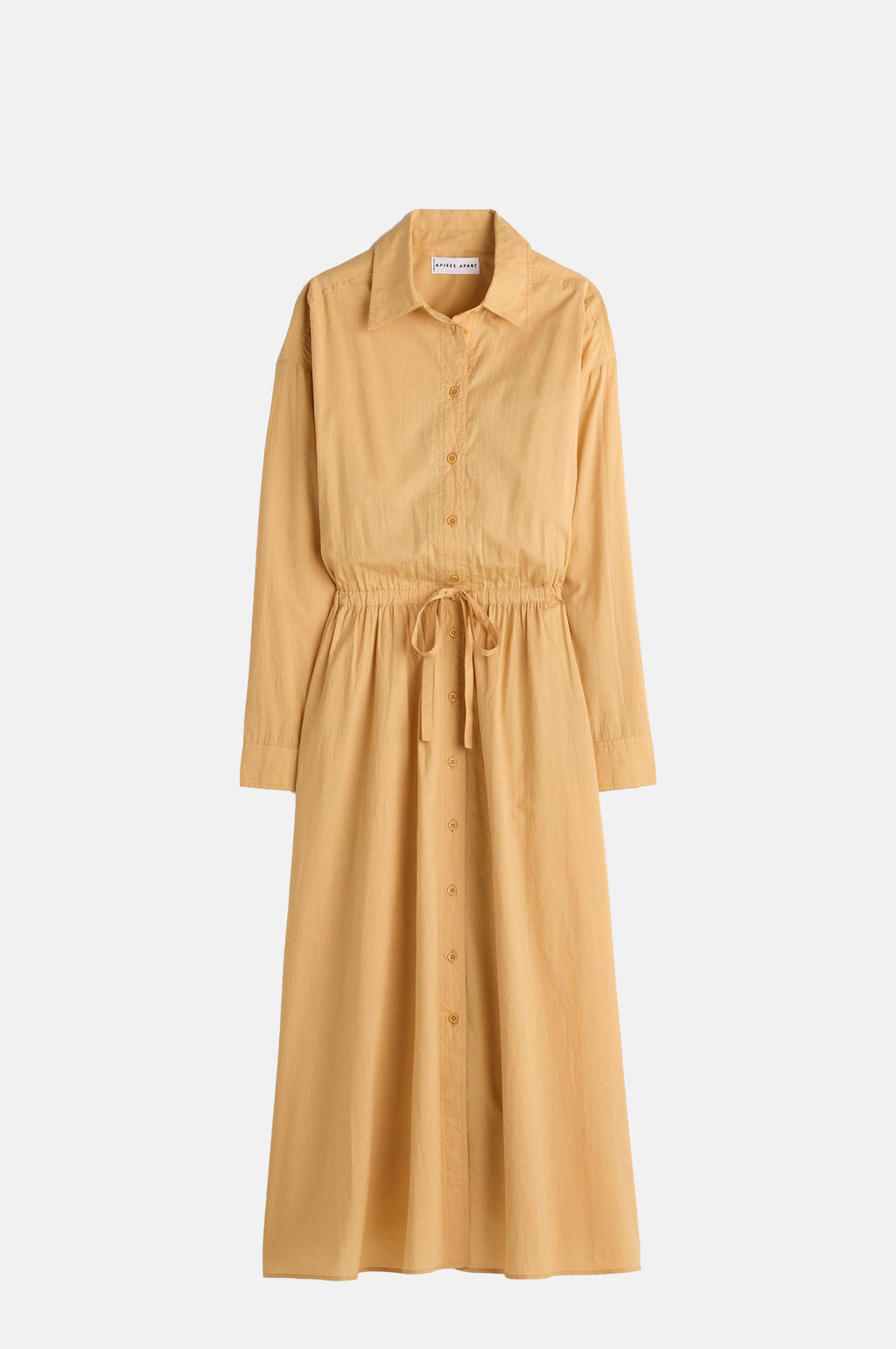 Apiece Apart Priska Shirt Dress Sun Butter.