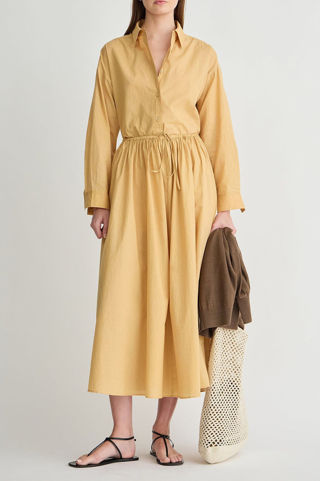 Priska Shirt Dress Sun Butter