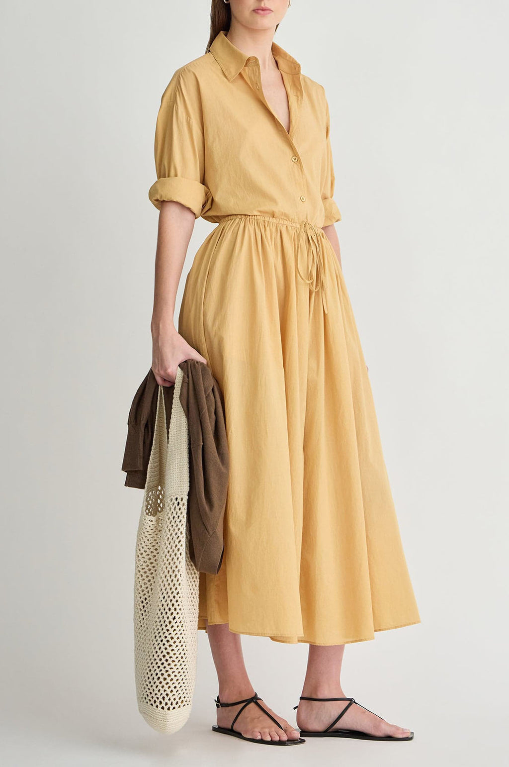 Priska Shirt Dress Sun Butter