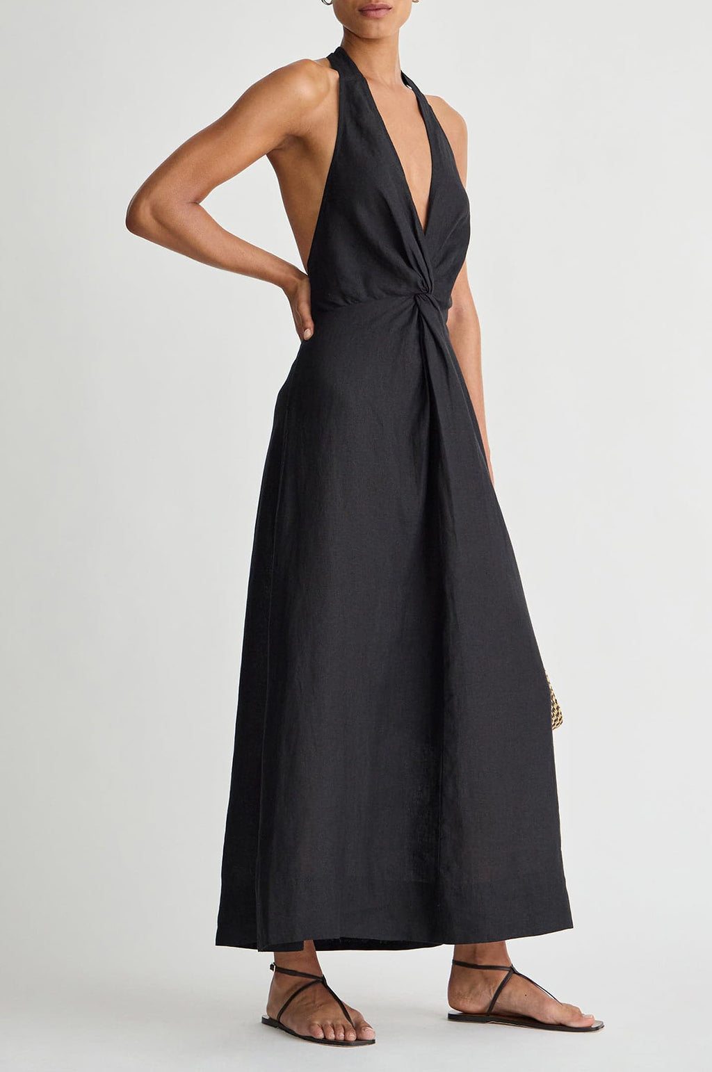 Salome Halter Maxi Black