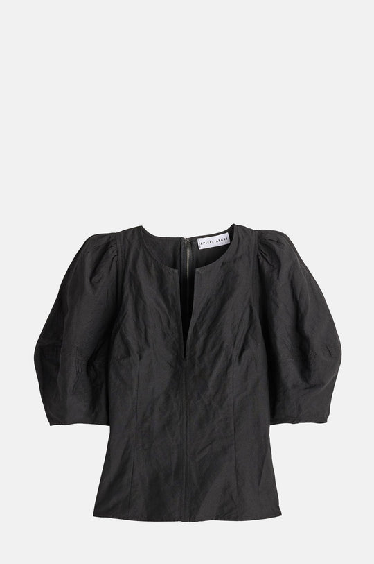Sculpted Bina Top Black