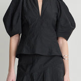 Sculpted Bina Top Black