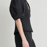 Sculpted Bina Top Black