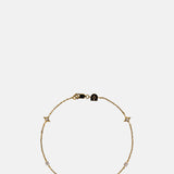 Astrid & Miyu Cosmic Star Charm Bracelet in Gold.
