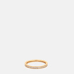 Astrid & Miyu Crystal Stacking Ring in Gold.