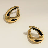 Molten Hoops in Gold