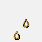 Astrid & Miyu Molten Hoops in Gold.