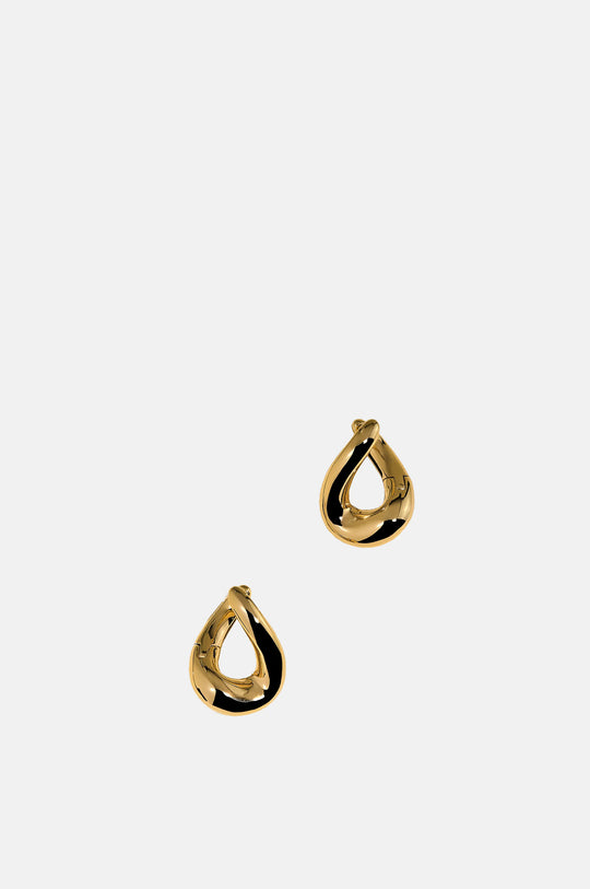 Molten Hoops in Gold