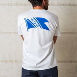 Flag Tee Short Sleeve White