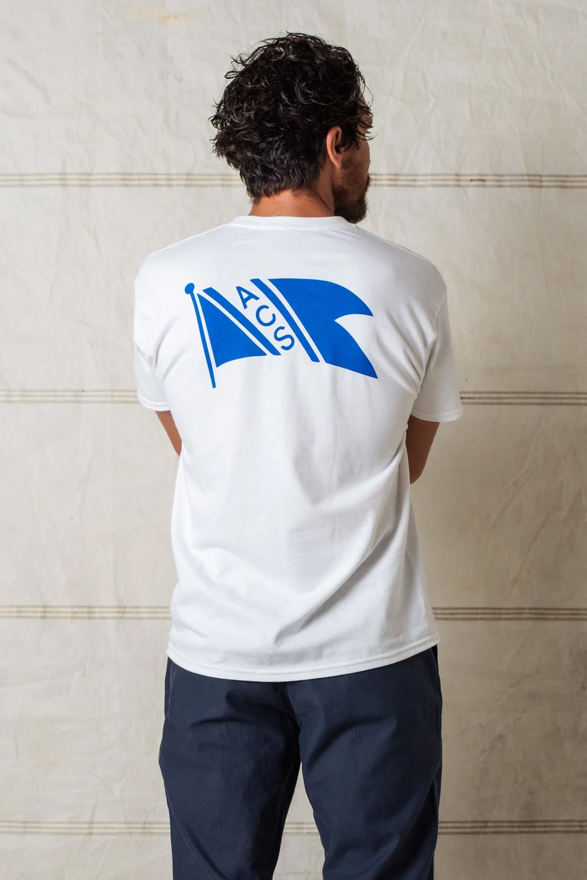 Flag Tee Short Sleeve White