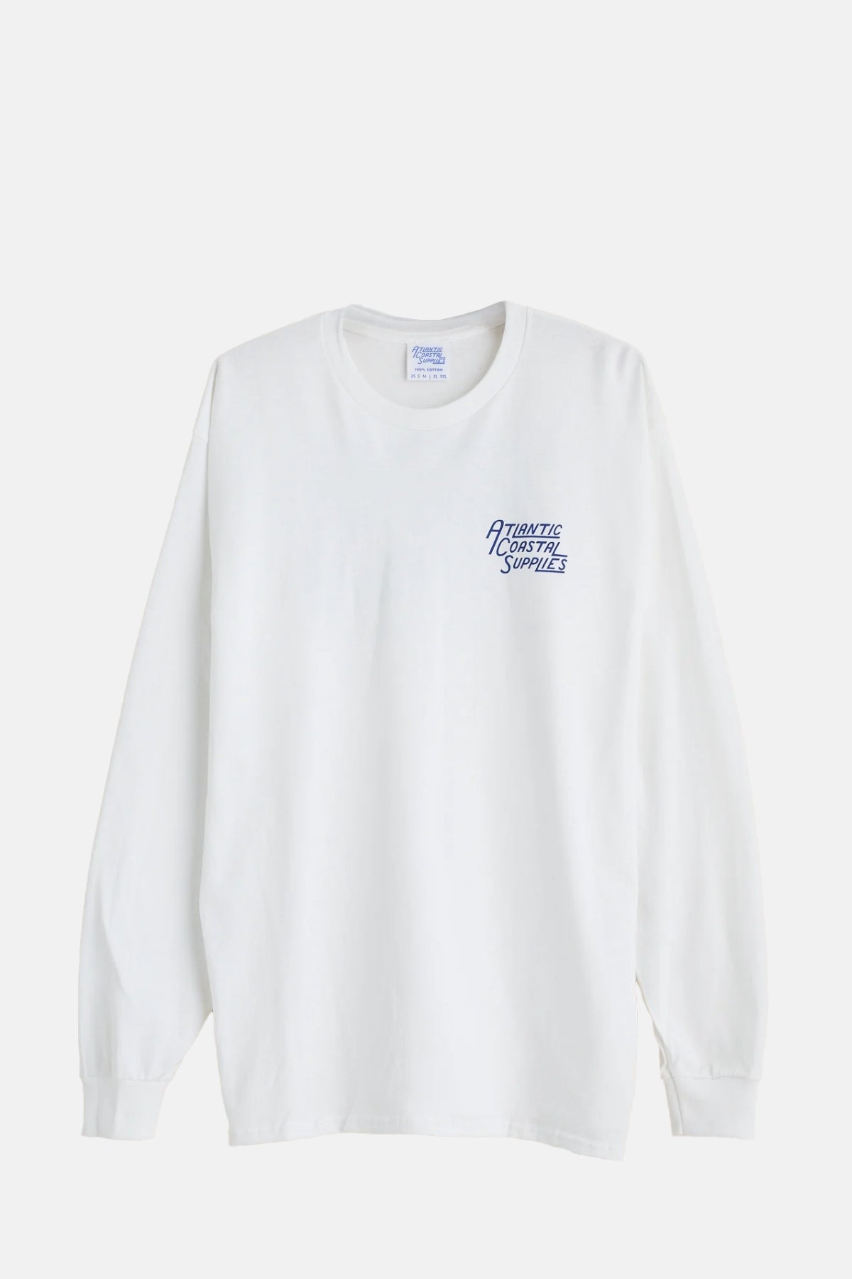 Atlantic Coastal Supplies Standard Tee LS White.