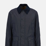 Barbour Ashby Wax Jacket Navy.