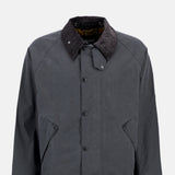 Barbour OS Transport Wax Jacket Grey.