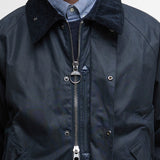 OS Transport Wax Jacket Navy