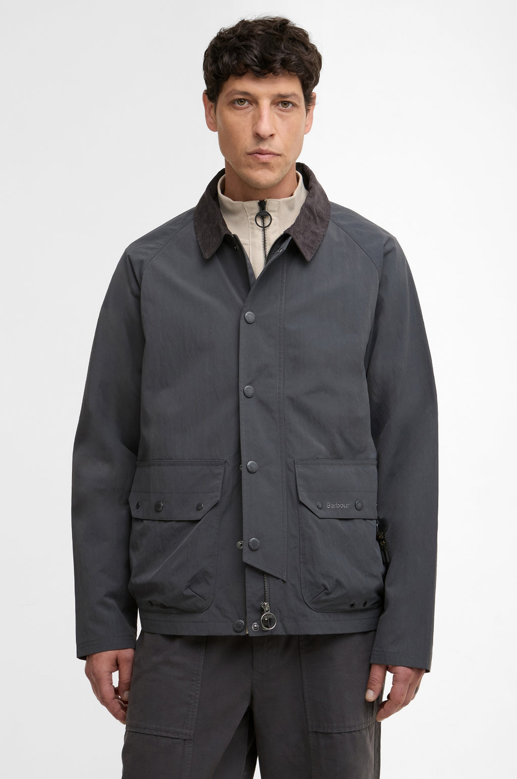 Re-Engineered Casual Chore Jacket Asphalt