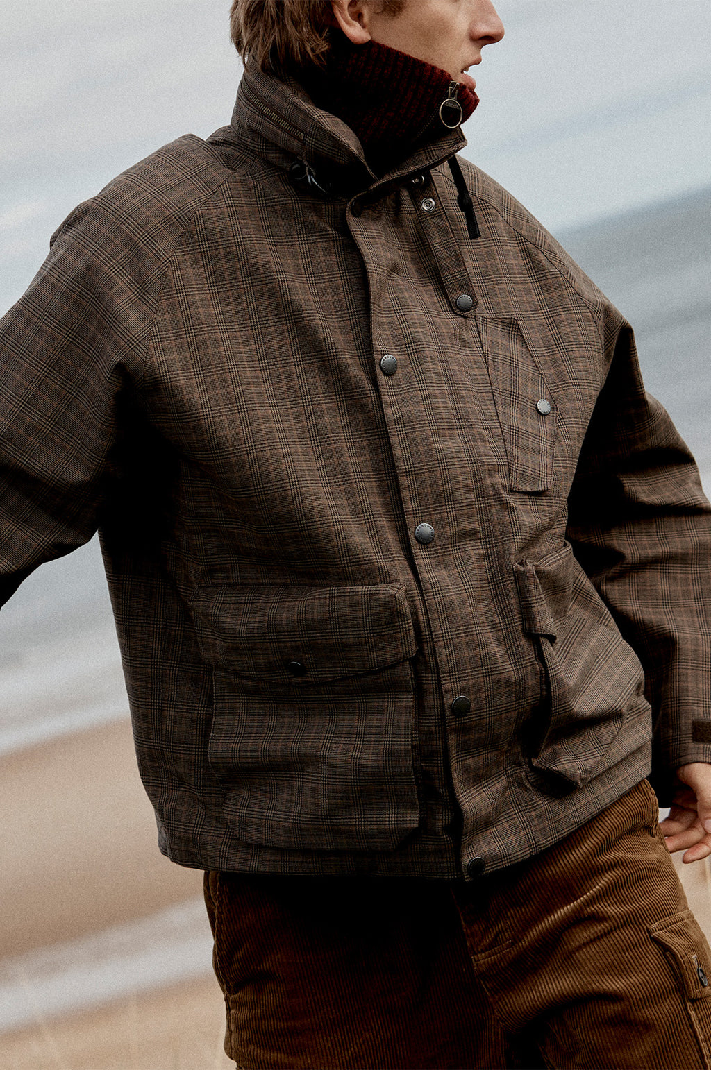 Transport Ursula Waterproof Jacket Dark Stone