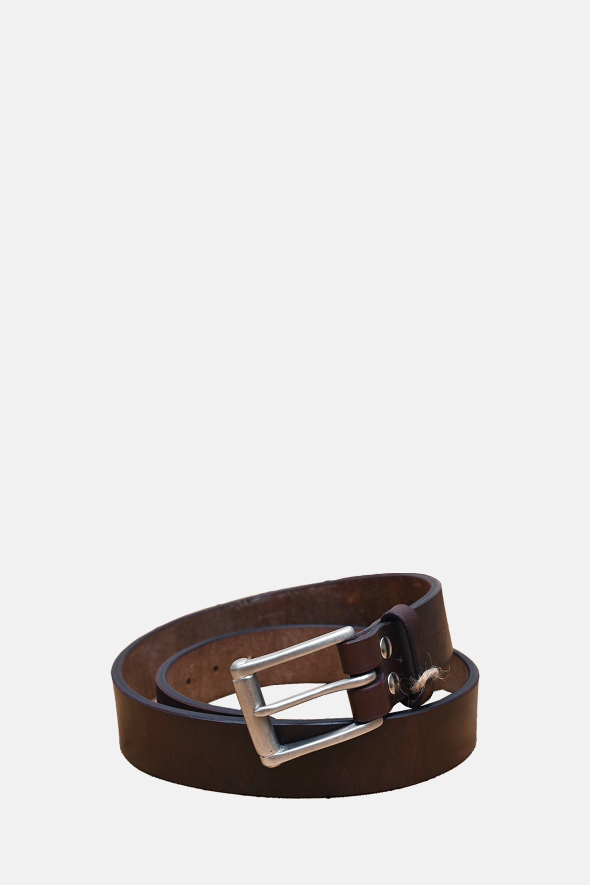 Barnes and Moore Garrison Belt Oak Bark Oxblood Nickel.