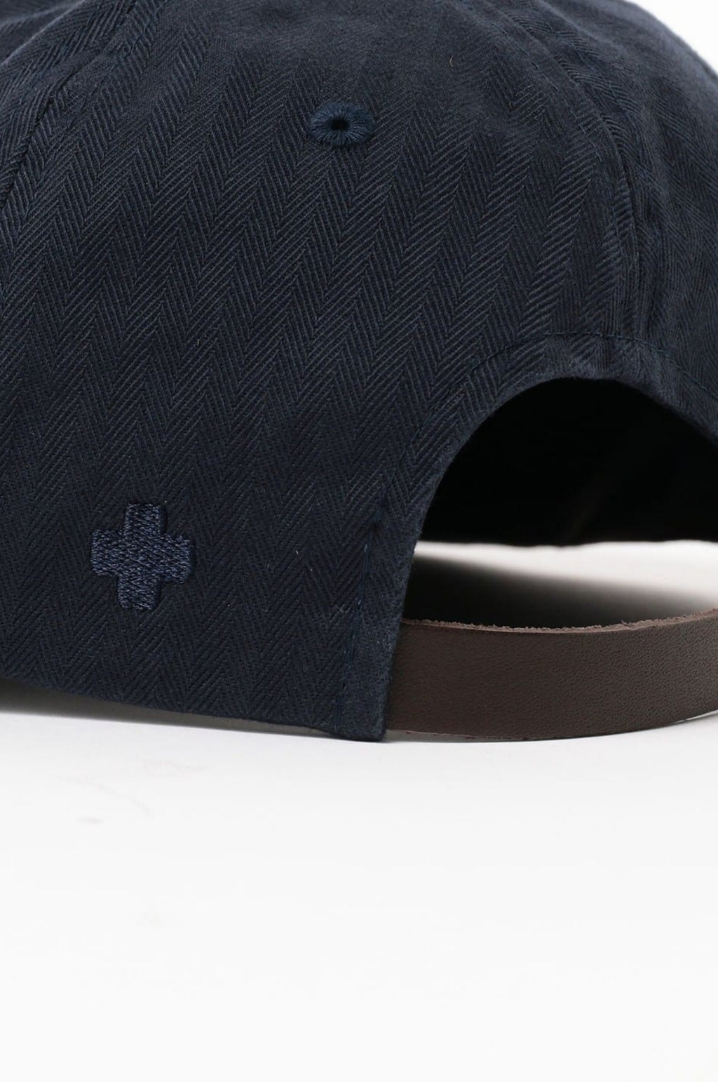 6 Panel Herringbone Cap Navy