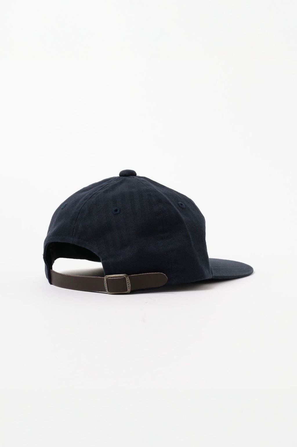 6 Panel Herringbone Cap Navy