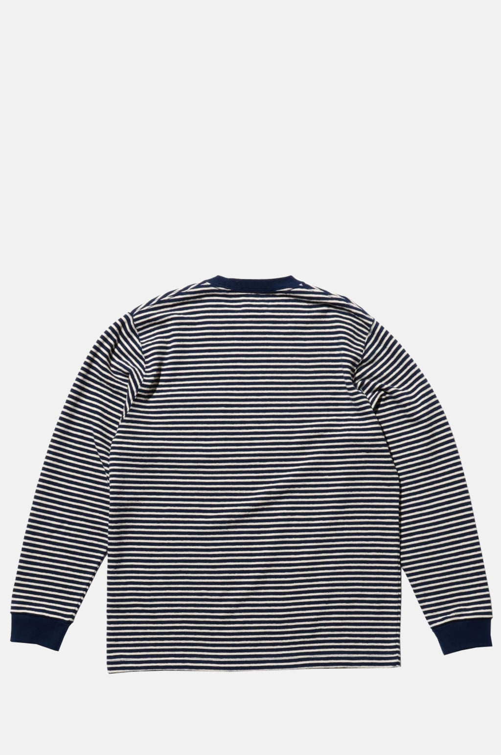 Pocket Tee Inlay Stripe Navy
