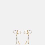 Beatriz Palacios Little Bow Gold Earrings.