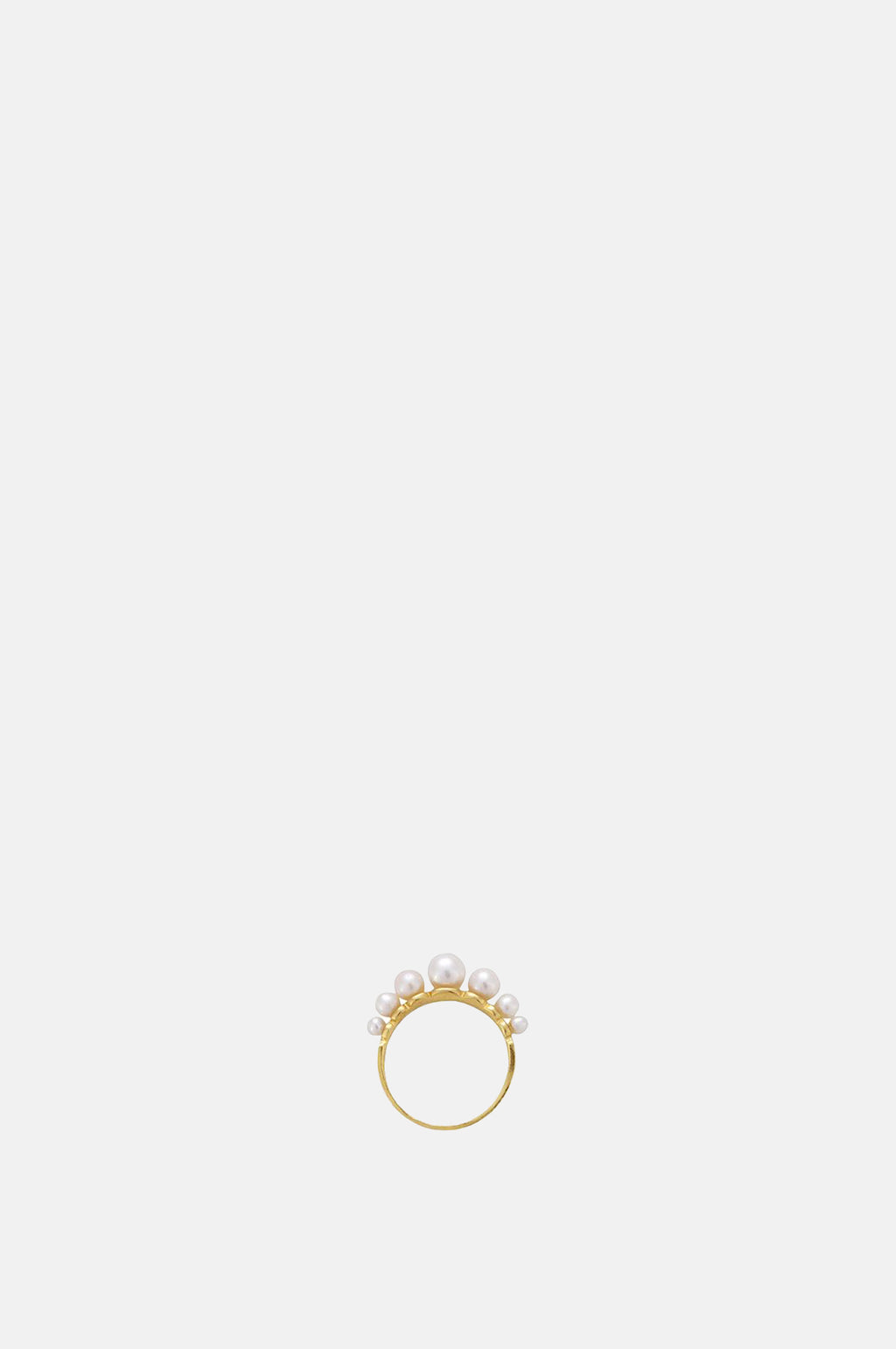 Pearls Gold Ring